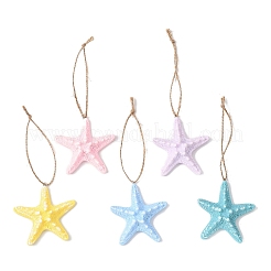 Подвесные украшения из непрозрачной смолы&nbsp;HJEW-JM04558