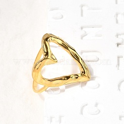 Кольца из нержавеющей стали 304 для женщин&nbsp;RJEW-Z110-06G-01