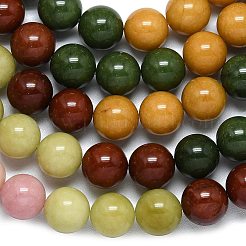 Натуральный Malaysia нефритовые бусы пряди&nbsp;G-B165-C07-14mm