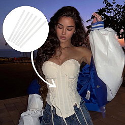 Корсетная нить из марганцевой стали&nbsp;FIND-WH0147-05B