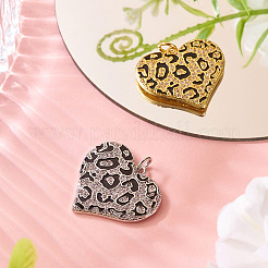 2 шт. 2 цвета латунные подвески с микропаве и кубическим цирконием&nbsp;KK-TA0002-20