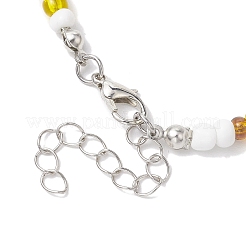 Окрашенные синтетические бирюзовые подвесные ожерелья&nbsp;NJEW-JN04776