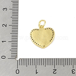 Латунные микропаве прозрачные подвески с фианитом&nbsp;KK-E111-46G-05