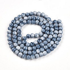 Выпечка окрашенные стеклянные бусины пряди&nbsp;X-DGLA-N003-8mm-C07