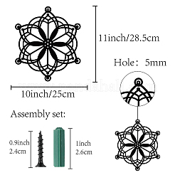 Железные подвесные украшения&nbsp;HJEW-WH0013-029