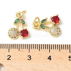 Латунные микро проложить кубического циркония подвески&nbsp;ZIRC-I071-07G