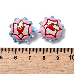 Бусины из стеклянной эмали&nbsp;LAMP-K039-34H