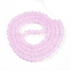 Выпечка окрашенные стеклянные бусины пряди&nbsp;DGLA-N007-01E