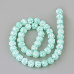 Синтетический хрустят кварц бисер пряди&nbsp;GLAA-S134-8mm-11