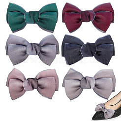 Ahademaker 12 шт. 6 цвета бантом ручной работы из органзы&nbsp;DIY-GA0004-84