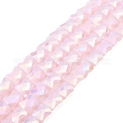 Нити стеклянных бусин ab цветной пластины&nbsp;EGLA-P051-06A-C