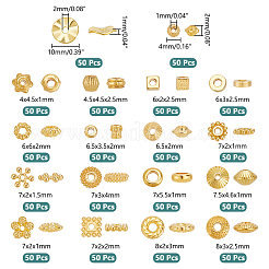 900шт. 18 набора бусин-разделителей из сплава&nbsp;FIND-PH0018-19