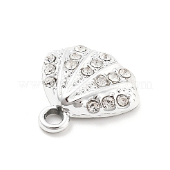 Подвески из сплава и страза&nbsp;FIND-U026-24B-P