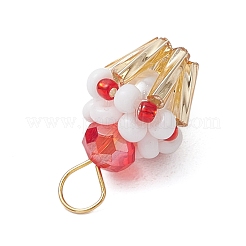 Подвески-кексы из стеклянных бусин&nbsp;PALLOY-MZ00581-01