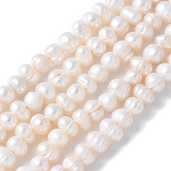 Нити из натурального культивированного пресноводного жемчуга&nbsp;PEAR-I007-07L-03