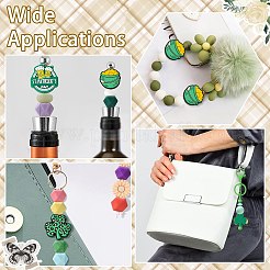 16шт 8 стиля набор силиконовых бусин на тему Дня Святого Патрика&nbsp;SIL-CJ0003-02