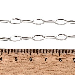 Ожерелья из нержавеющей стали 201 с овальными звеньями&nbsp;NJEW-K302-26P