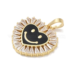 Покрытие стойки латунь микропаве прозрачные подвески из кубического циркония&nbsp;KK-A224-15G