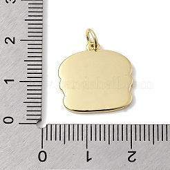 Латунь эмаль подвески&nbsp;KK-L262-13G-01