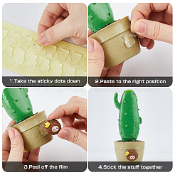 Прозрачный силиконовый двухсторонний скотч&nbsp;DIY-WH0504-425A