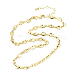 Колье-цепочки из латуни с кофейными зернами&nbsp;NJEW-A042-11G