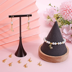 10шт латунь микро проложить кубический цирконий шпильки подвески&nbsp;ZIRC-BBC0002-79