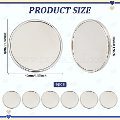 6 шт. монета из цинкового сплава&nbsp;DIY-BC0014-46P