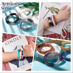 Акриловые бусины&nbsp;MACR-S372-001B-04