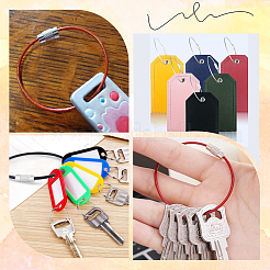 36 шт. 18 стиля резиновый чехол из нержавеющей стали трос брелки&nbsp;FIND-SC0013-72