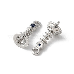 Латунные микропейв с кубическим цирконием&nbsp;KK-D324-26P