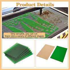 Акриловая пластина&nbsp;AJEW-WH0541-27B-01