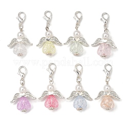 Украшения из акриловой подвески в виде ангела&nbsp;HJEW-JM03582