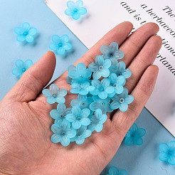 Матовые акриловые колпачки из бисера&nbsp;MACR-S371-08A-755