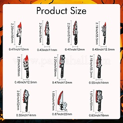 20шт 10 стиля напечатаны непрозрачные акриловые подвески&nbsp;MACR-CJ0001-87