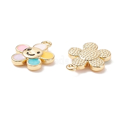 Подвески из латуни с покрытием из эмали&nbsp;KK-C243-01G