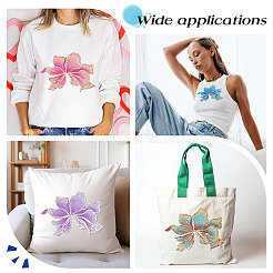 6 шт. 6 цвета полиэстер компьютеризированная вышивка ткань утюг на / пришить патчи&nbsp;DIY-MA0006-81