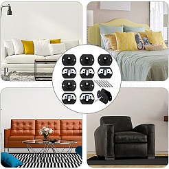 6 комплект пластиковых мебельных соединителей&nbsp;AJEW-BC0003-41