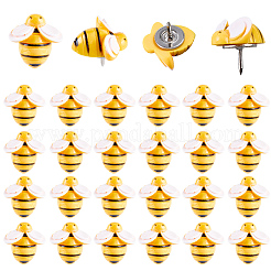 30 шт. смоляные кнопки для рисования пчел&nbsp;AJEW-SC00061