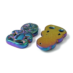 Большие подвески из гальванического синтетического немагнитного гематита&nbsp;G-G113-01F