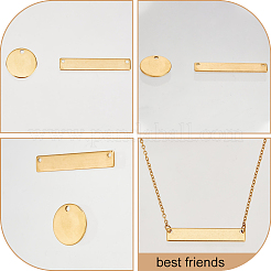 48 шт. 2 стиля ионного покрытия (IP) 304 подвески из нержавеющей стали&nbsp;STAS-BBC0005-82G