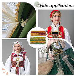 2 карточка 2 цвета рождественская полиэстеровая сороконожка кружевная лента OCOR-FH0001-20