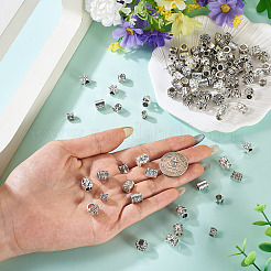 100шт 10 стиля европейские бусины из сплава в тибетском стиле&nbsp;FIND-PJ0001-36