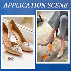 2 шт. овальные латунные зажимы для пряжек для обуви&nbsp;FIND-GF0006-06