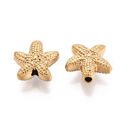 Бусины в форме морских звезд из нержавеющей стали 304&nbsp;STAS-T072-60G