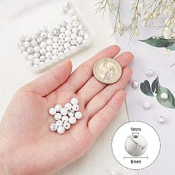 4 нити натуральных бусин говлита нити&nbsp;TURQ-OC0001-02A