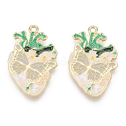 Подвески из эмали и сплава&nbsp;ENAM-WH0056-16