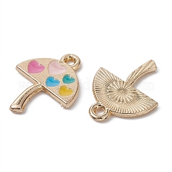 Зонт с эмалевыми подвесками из сплава сердца&nbsp;ENAM-YW0003-30