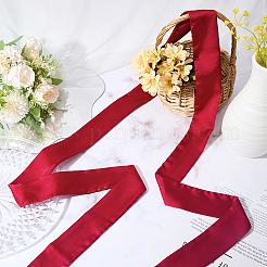 Длинный полиэстеровый шелковый шарф для женщин и девочек&nbsp;AJEW-WH20022-48C