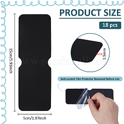 18шт прямоугольный полиуретановый коврик нескользящий коврик&nbsp;DIY-BC0016-08