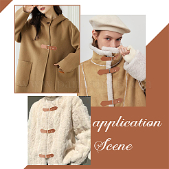 6 комплект пряжек из искусственной кожи с пришивными фиксаторами&nbsp;FIND-FG0001-83